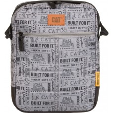 Сумка повсякденна з відділенням для планшета CAT Millennial BFI AOP сірий/трактори 83454;346