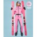 Жіночий лижний комбінезон SoftShell 8848 Altitude Cat Pink