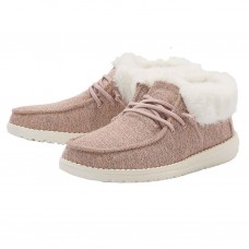 Жіночі мокасини HEY DUDE Britt Pink утеплені