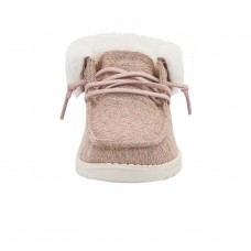 Жіночі мокасини HEY DUDE Britt Pink утеплені