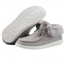 Жіночі мокасини HEY DUDE Britt Chocolate утеплені