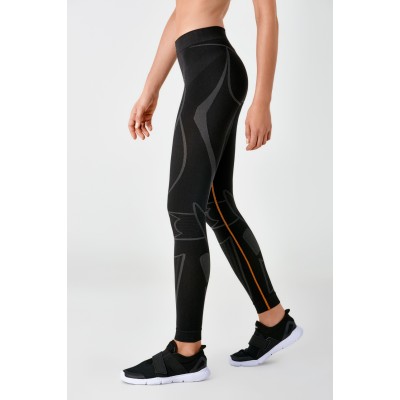 Термолегінси жіночі SPAIO Extreme Blk/Grey