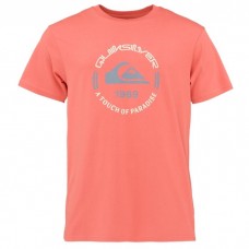 Чоловіча футболка Quiksilver CIRCLE LOGO Salmon Pink