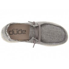 Жіночі мокасини HEY DUDE Wendy Linen Iron Grey
