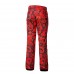 Жіночі сноубордичні штани 10К REHALL Jenny Orange Flowers