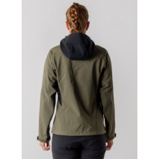 ЖІноча куртка-софтшел Northfinder ZARA BU-4970AD 5501blackdarkgreen