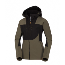 ЖІноча куртка-софтшел Northfinder ZARA BU-4970AD 5501blackdarkgreen