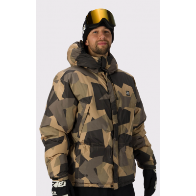 Чоловіча сноубордична куртка 20K Rehall Dolmit Camo Stone
