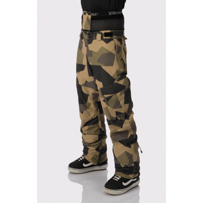 Чоловічі сноубордичні штани 20K REHALL Dropp Camo Stone