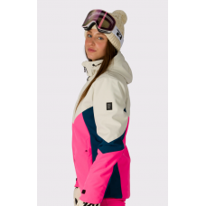 Жіноча лижна куртка 15K Rehall Ayda Neon Pink