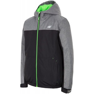 Дитяча лижна куртка 5К 4F 4f t4z16-jkumn003 Black/Grey