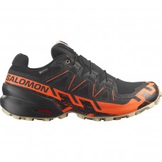 Кросівки Salomon SPEEDCROSS 6 GTX Black/Shoking Orange