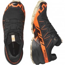Кросівки Salomon SPEEDCROSS 6 GTX Black/Shoking Orange