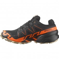 Кросівки Salomon SPEEDCROSS 6 GTX Black/Shoking Orange