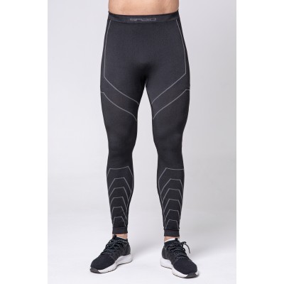 Термолегінси чоловічі SPAIO Rapid Blk/Grey