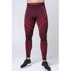 Термолегінси чоловічі SPAIO Rapid Blk/Red