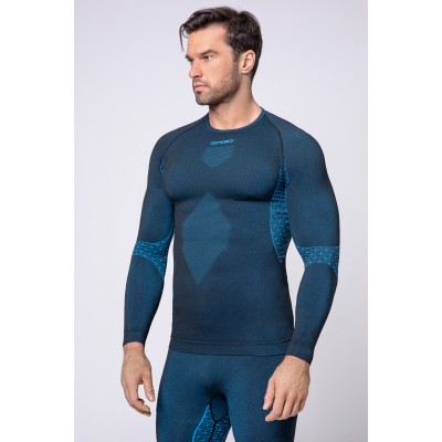 Термореглан чоловічий SPAIO Breeze Blk/Blue