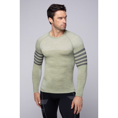 Термореглан чоловічий SPAIO Run Olive Green