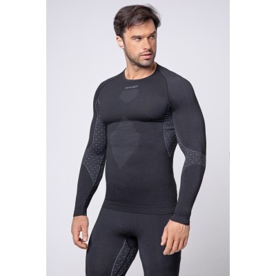 Термореглан чоловічий SPAIO Breeze Blk/Grey