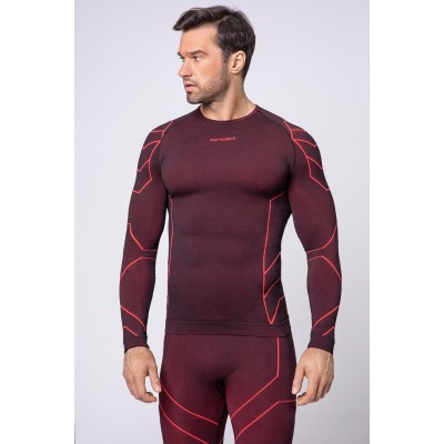 Термореглан чоловічий SPAIO Rapid Blk/Red