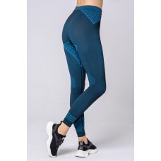 Термолеггінси жіночі SPAIO Breeze Blk/Blue