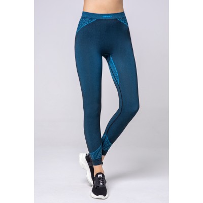 Термолеггінси жіночі SPAIO Breeze Blk/Blue